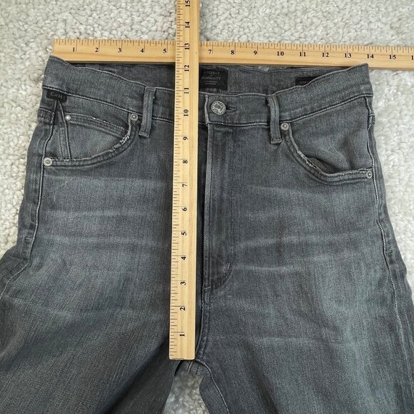 Citizens Of Humanity Chrissy High Rise Skinny Jean Trance Grey FLAW - Picture 13 of 15